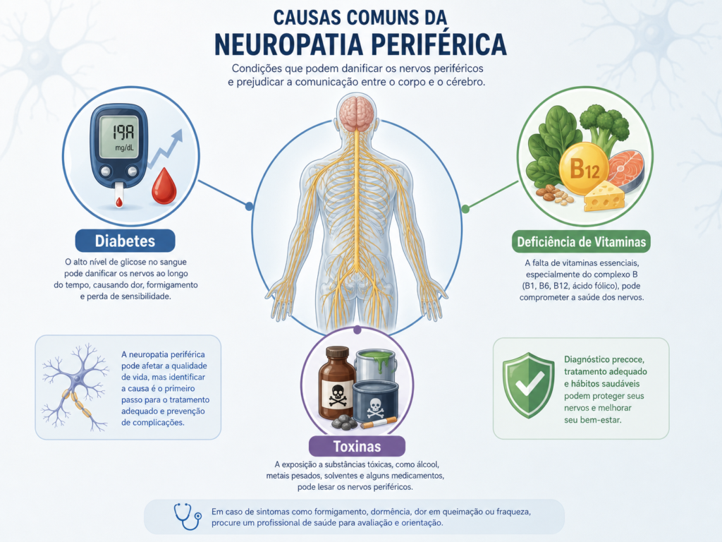 Causas da neuropatia periferica
